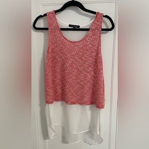 Green Envelope two layer tank top Large